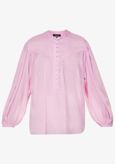 Kiledia Cotton & Silk-Blend Blouse from Isabel Marant