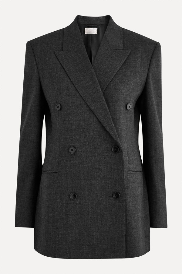 Franny Double-Breasted Wool Blazer from The Row