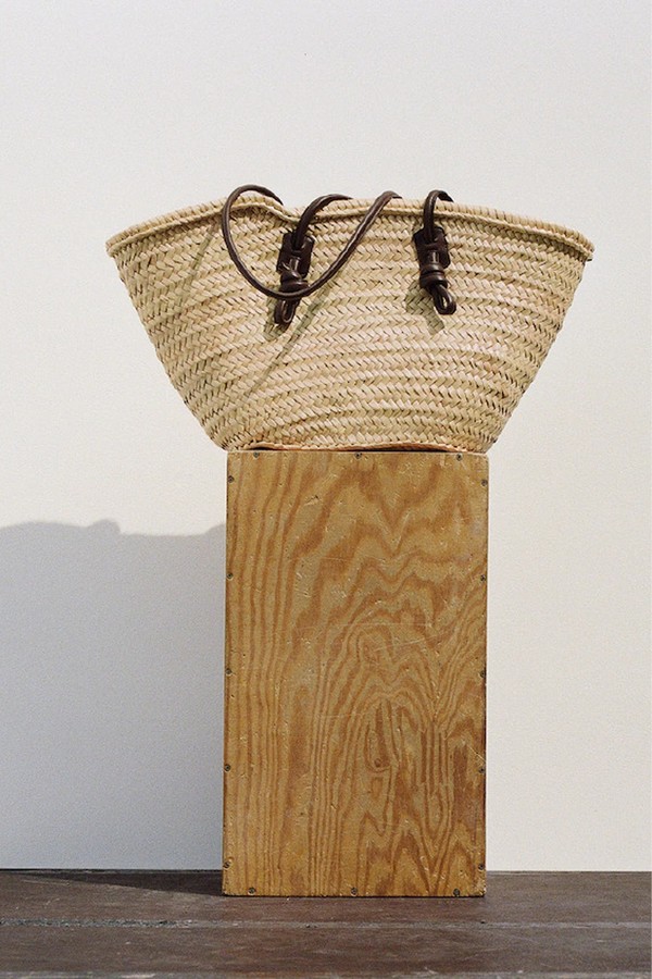 Leather Basket Bag