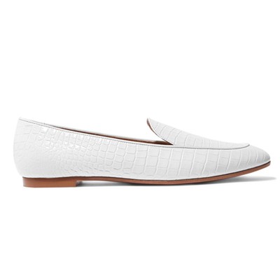 Purist Croc-Effect Leather Loafers from Aquazzura