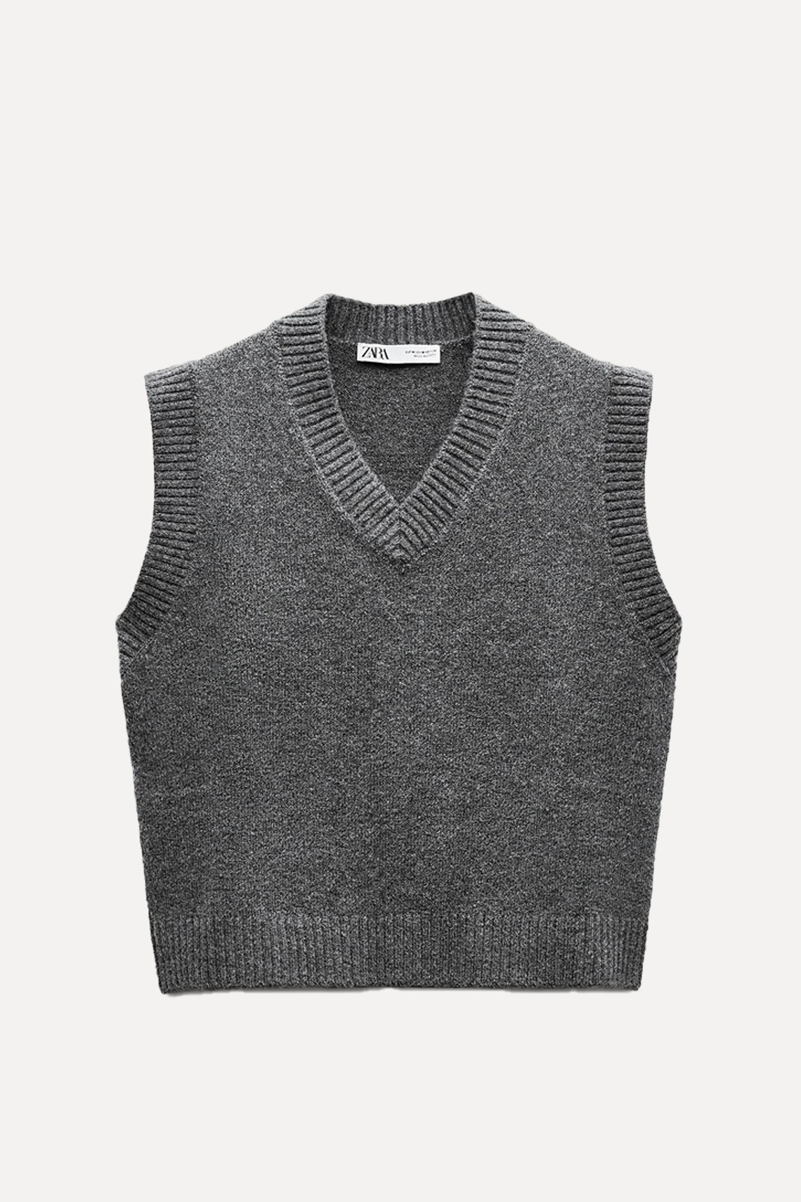 Plain Knit Vest from Zara