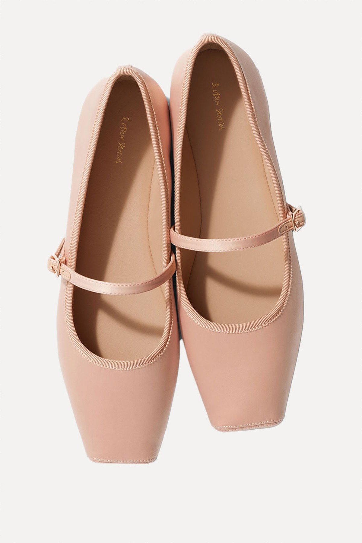 Square-Toe Ballet Flats