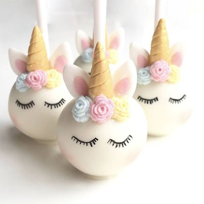 Sleeping Unicorn Cake Pops from Popalicious Cake Pops