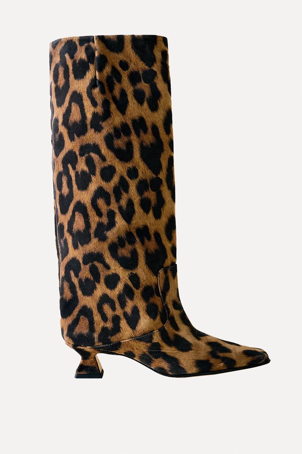 Effie Animal Print Tall Boots from Miista