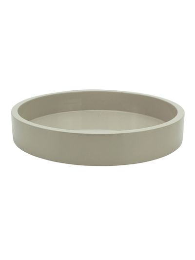 Cappuccino Small Round Tray