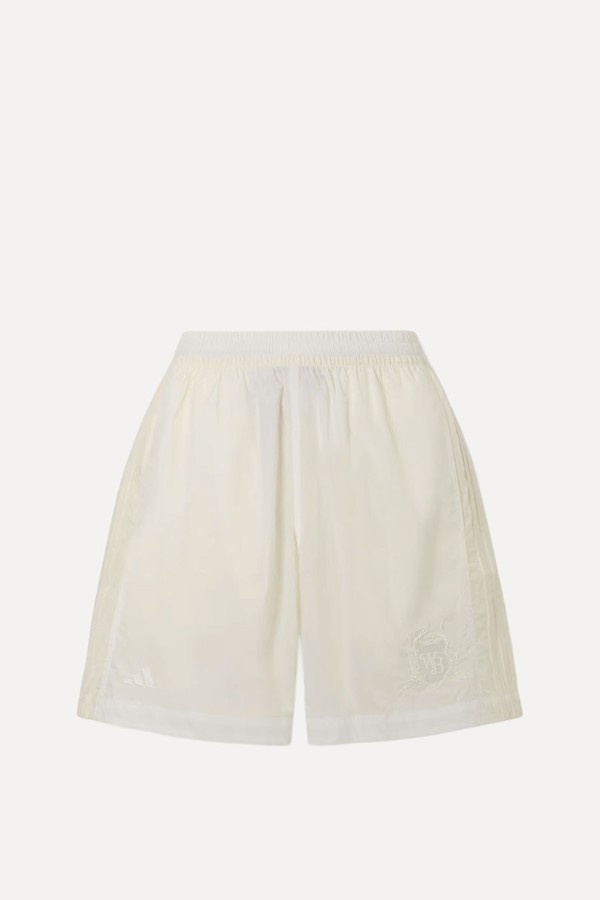 Embroidered Shell Shorts from ADIDAS ORIGINALS + Wales Bonner 