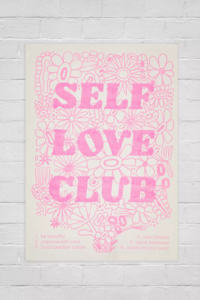 Self Love Club Poster from Urban Outfitters