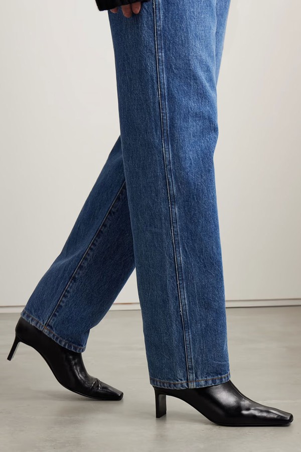 Ona Leather Ankle Boots from Khaite