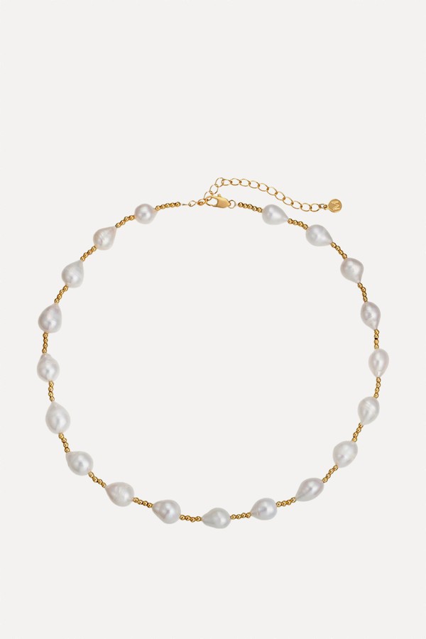 Lily Pearl & Bead Choker