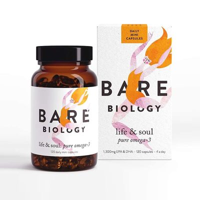 Life & Soul Omega 3 Fish Oil Mini Capsules from Bare Biology