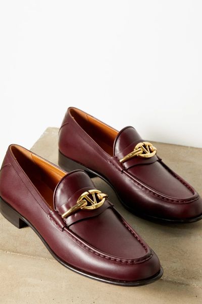  V-Logo Leather Loafers, £880 | Valentino Garavani 