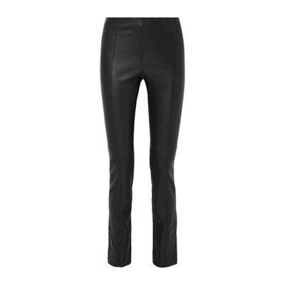 Moto Stretch-Leather Leggings from The Row