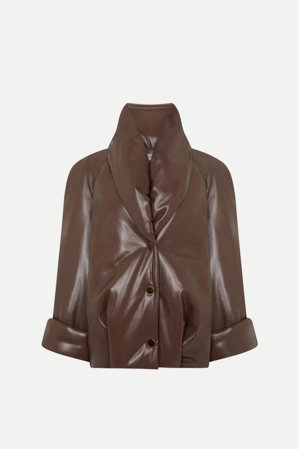 Eco-Leather Puffed Coat from Rowan Rose