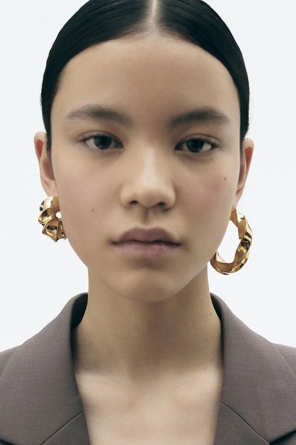 Wind Creoles Earrings