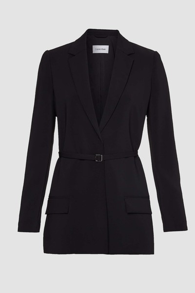 Calvin Klein Crepe Belted Blazer from Calvin Klein