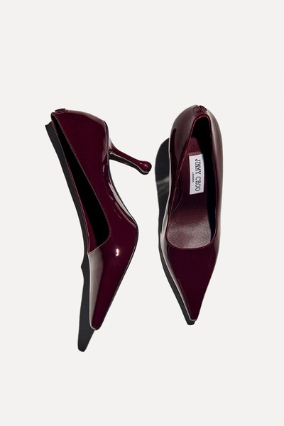 Garnet Patent Leather Pumps from Jimmy Choo