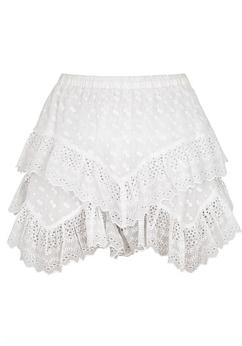 Teocadia Embroidered Cotton Shorts from Isabel Marant