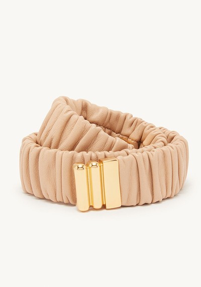 Elasticated Leather Belt from Sandro Paris 