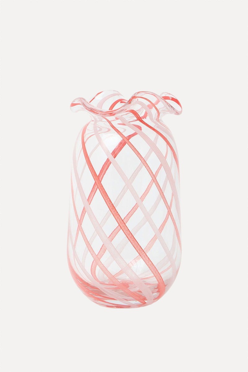 Palmera Swirl Glass Vase from Oliver Bonas