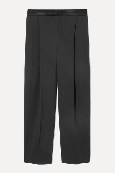 High-Waisted Straight-Leg Trousers from COS