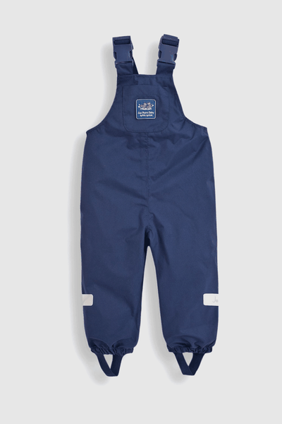 Blue Pack-Away Waterproof Dungarees from JoJo Maman Bébé