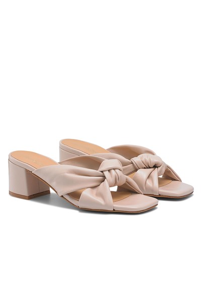 Knotted Block Heel Mules from Russell & Bromley