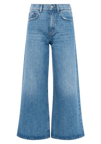 Vintage Piper Recycled Cropped Wide Leg Jeans