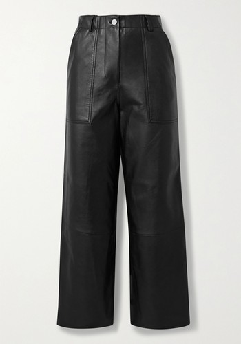 Presley Leather Wide Leg Pants from Deadwood