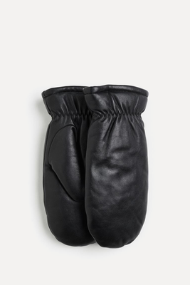 Leather Mittens from H&M
