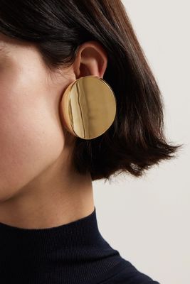 Gold-Tone Clip Earrings, £645 | Saint Laurent