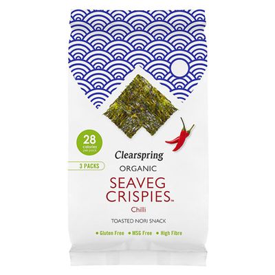 Organic Seaveg Crispies - Chilli from Clearspring