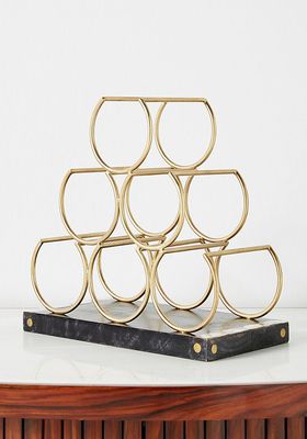 Mother-of-Pearl Inlay Wine Rack