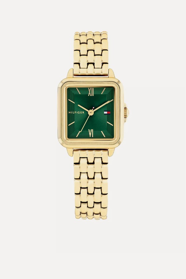 Gold-Plated Bracelet Watch