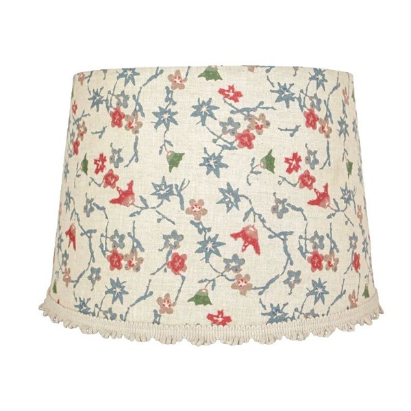 Hana Floral Trim Lampshade from Birdie Fortescue