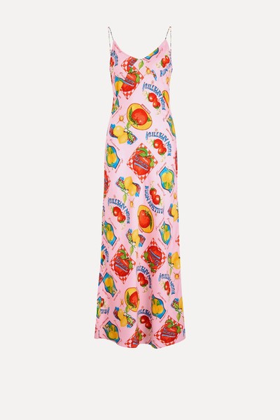 Calypso Bon Appetito Printed Maxi Dress  from Damson Madder