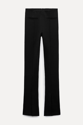 Flared Leggings With Vent from Zara