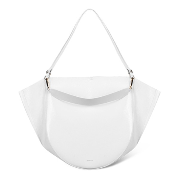 Mia Glossed Textured Leather Tote