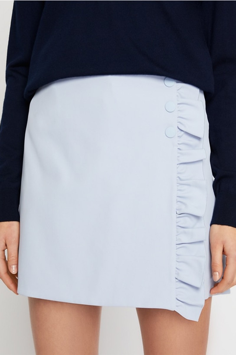 Tech Twill Ruffle Skort from Tory Sport