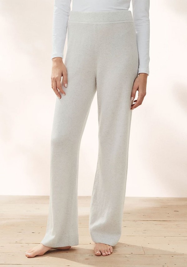 Cashmere Wide-Leg Joggers from The White Company