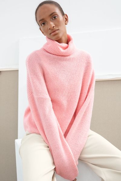 Slouchy Ribbed Knit Turtleneck from & Other Stories