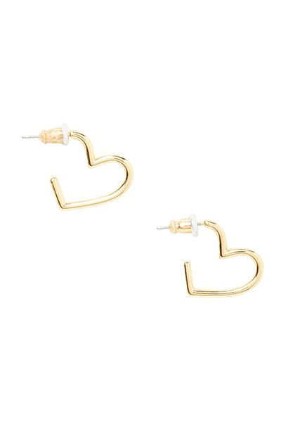 Heart Hoop Earrings from Kate Spade