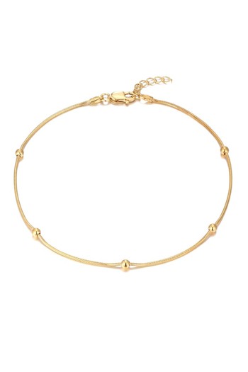 Snake Chain Anklet from Seol + Gold