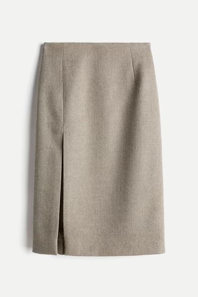 Slit-Front Skirt