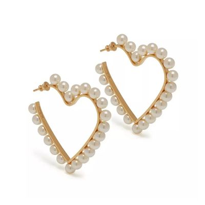 Twist Pearl Earrings from Mulberry