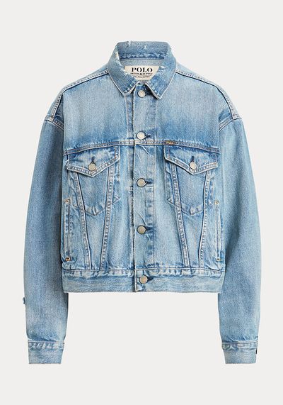 Oversize Cropped Trucker Jacket