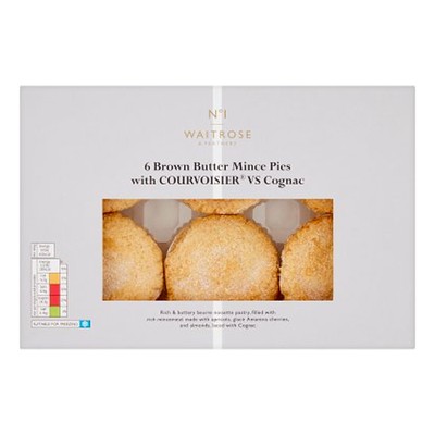 No.1 6 Brown Butter Mince Pies from Waitrose