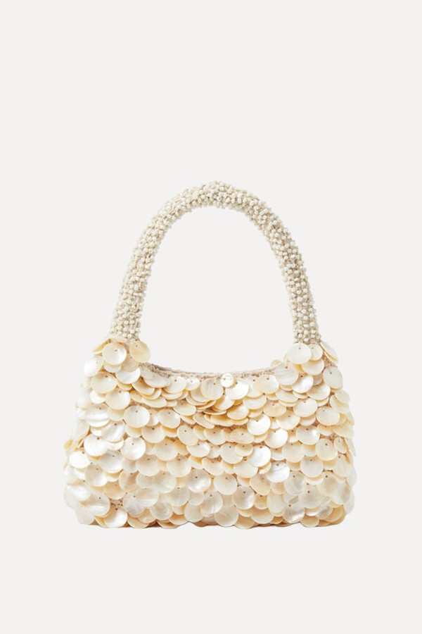 Mother Of Pearl Beaded Bag from Accessorize