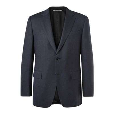 Blue Impeccabile Travel Slim-Fit Wool Suit Jacket from Canali