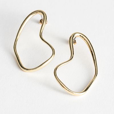 Curved Wire Frame Earrings from & Other Stories