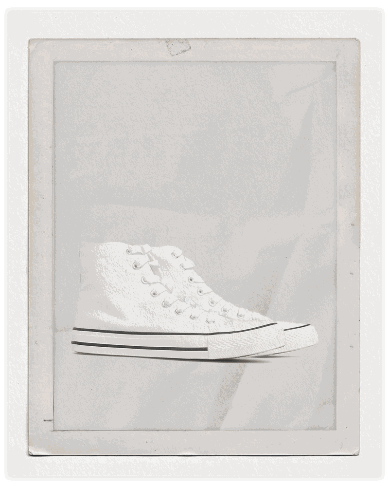 Canvas High Top Trainers, £19.95 | Yours